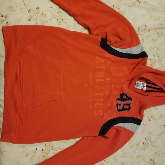 Orange adidas hoodie - Picture 4 of 4
